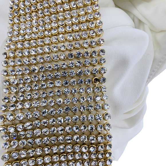 Cache Cream One Shoulder Dress with Gold Detail - Picture 4 of 8